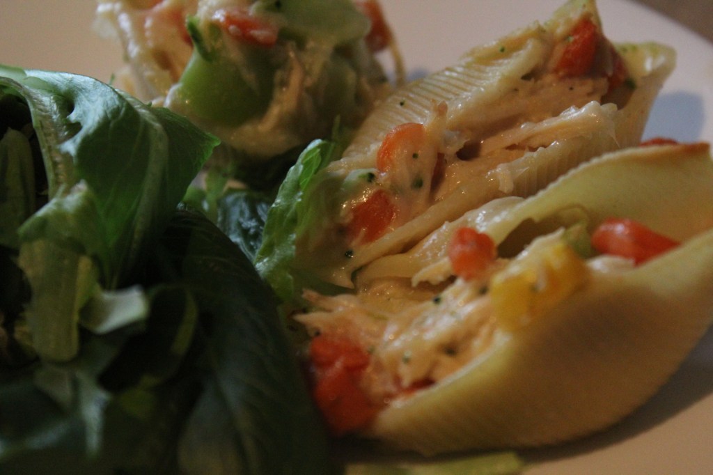 Chicken and Veggie Stuffed&nbsp;Shells