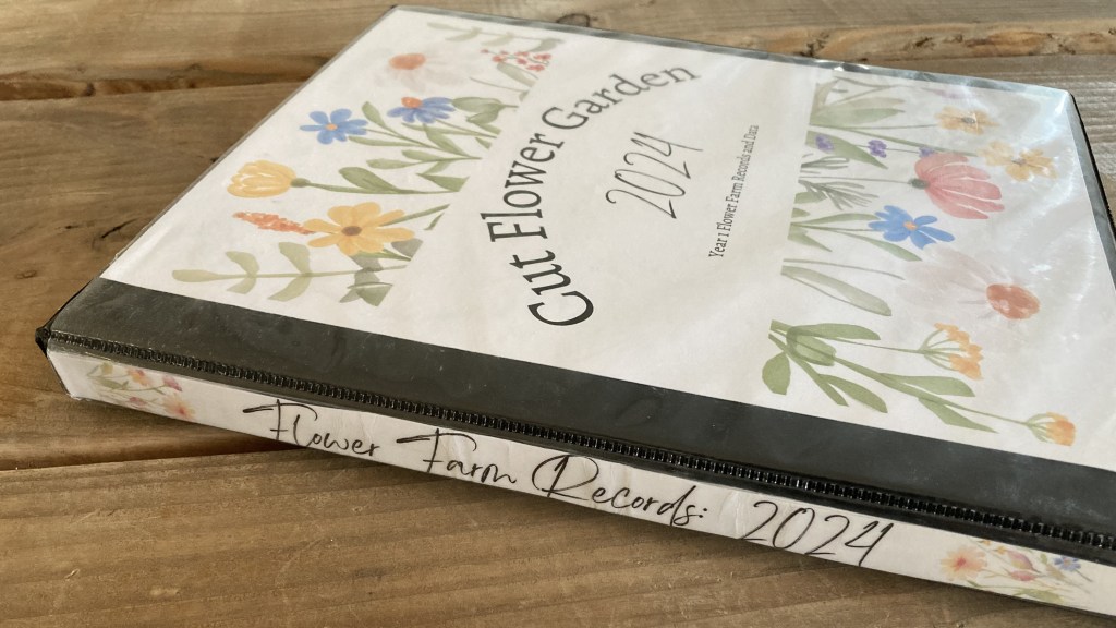Cut Flower Organization & Record Keeping&nbsp;Binder